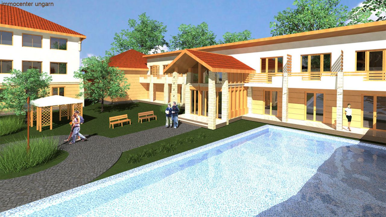 (AC) Apartmentanlage mit Restaurant nur 300m vom Balaton (6001)
