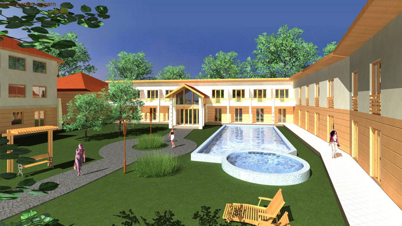 (AC) Apartmentanlage mit Restaurant nur 300m vom Balaton
