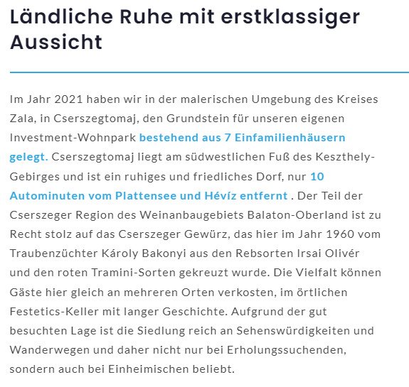 (AAA) Landhaus-Bungalow als Neubau-Erstbezug in Ungarn kaufen (CM069)