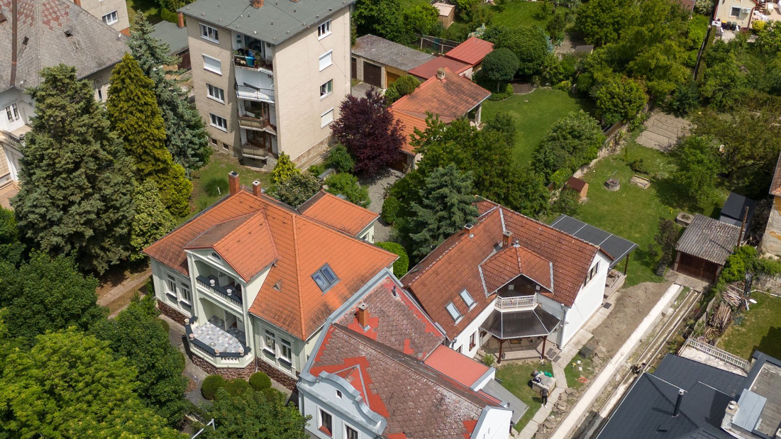 Imposante Stadtvilla in Keszthely am Nordufer des Balaton