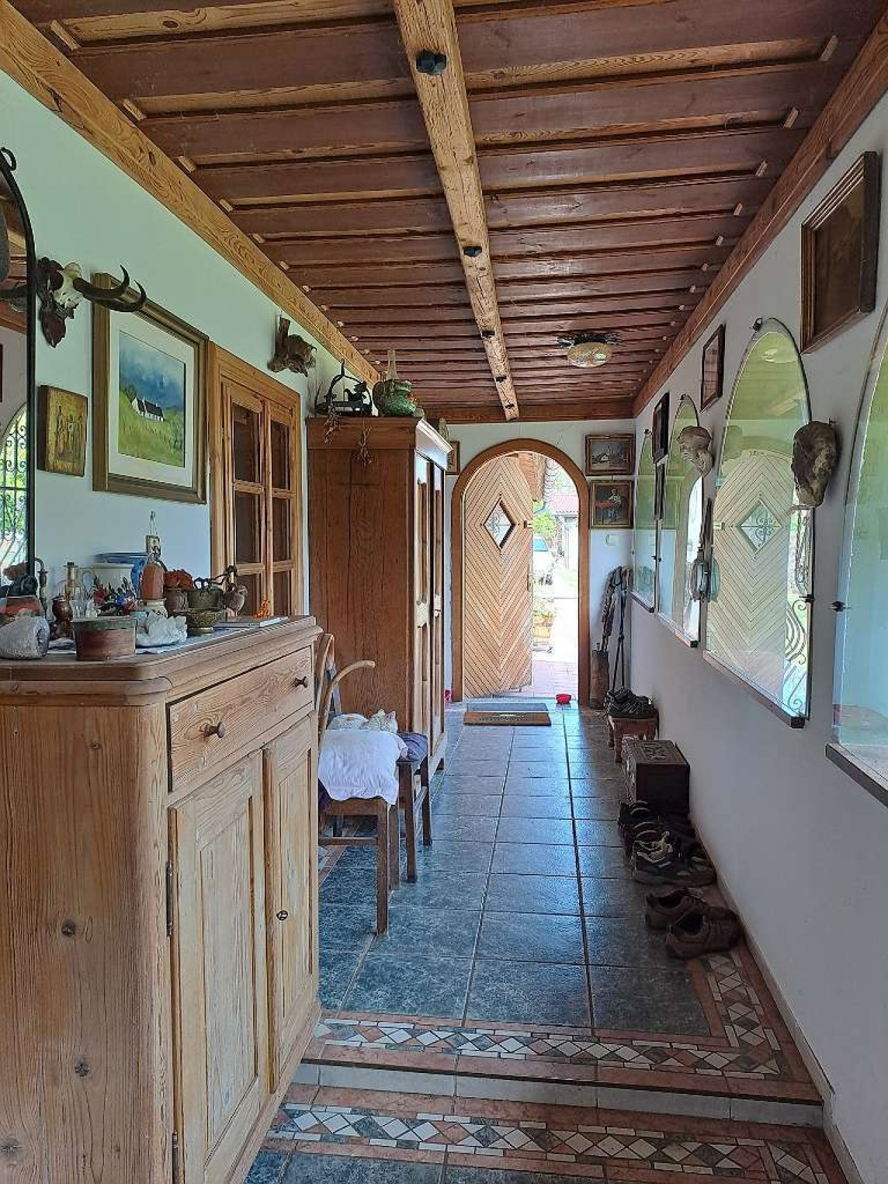 (ABA) Traditionelles Arkadenhaus in Westungarn Nähe Österreich (WH0115)