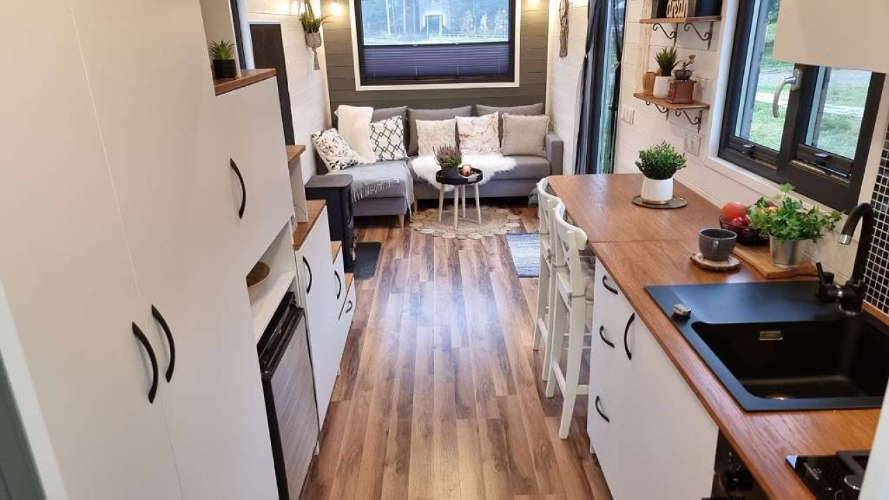 Premium Tiny House mit Offgrid-Ausbau (auf Anhänger) (WH8123-2)
