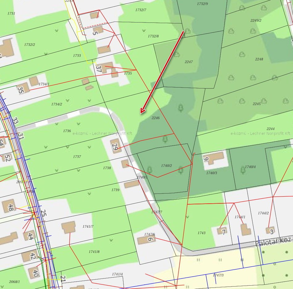 (A-A) Ein tolles Baugrundstück in Ruhelage bei Héviz mit Fernblick (CM196-2) — Site plan