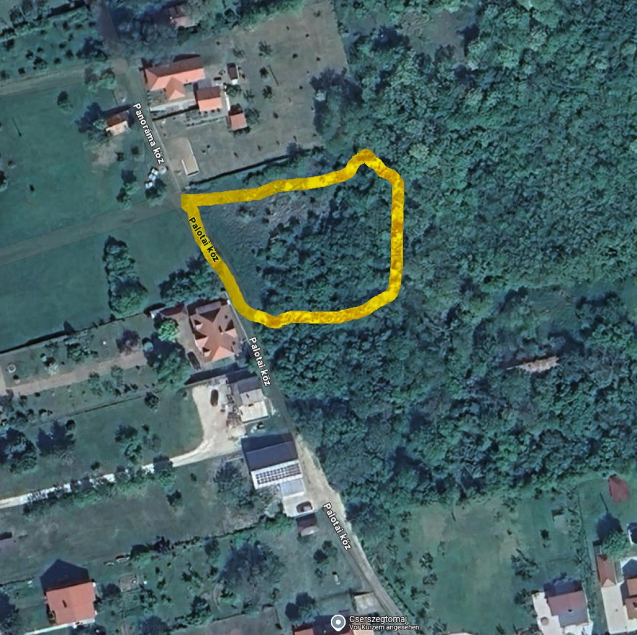 (A-A) Ein tolles Baugrundstück in Ruhelage bei Héviz mit Fernblick (CM196-2) — Aerial photo