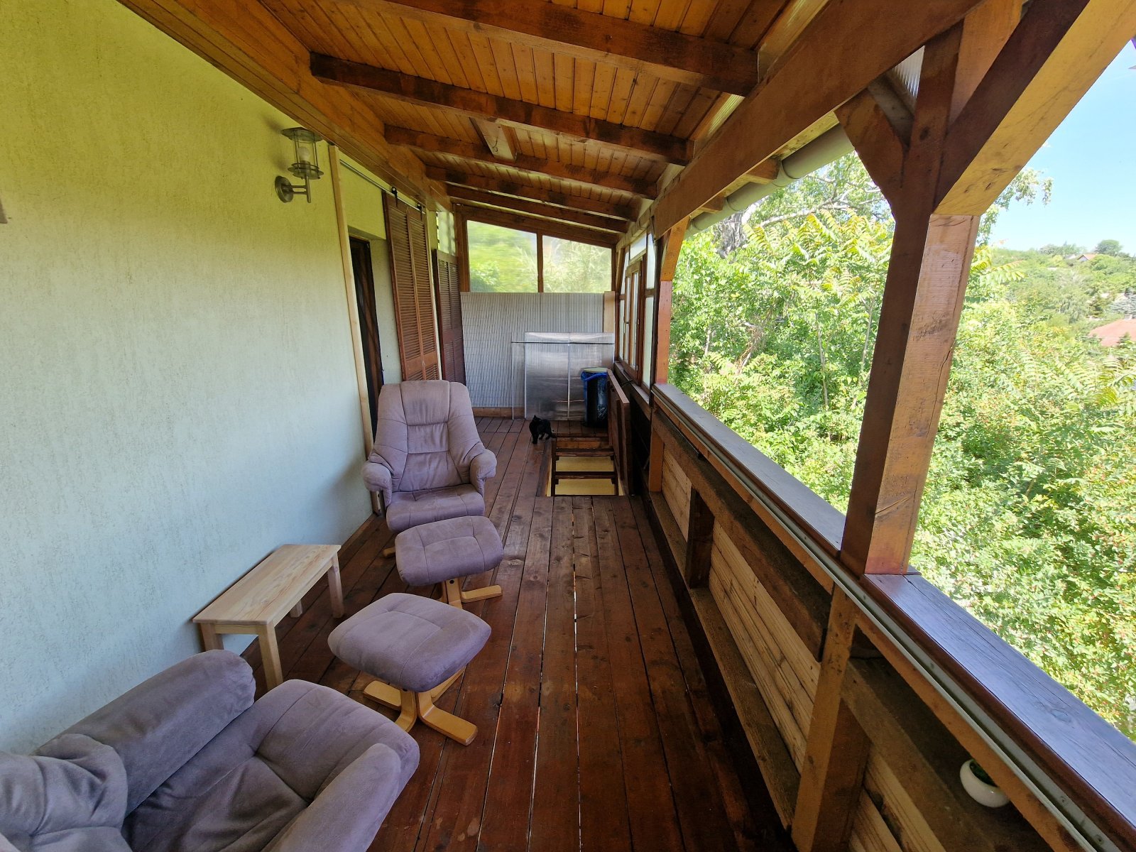 (AAA) Gemütlich, ruhig, professionell saniert, mit Gäste-Apartment am Balaton (CM104-2) — Terrace above