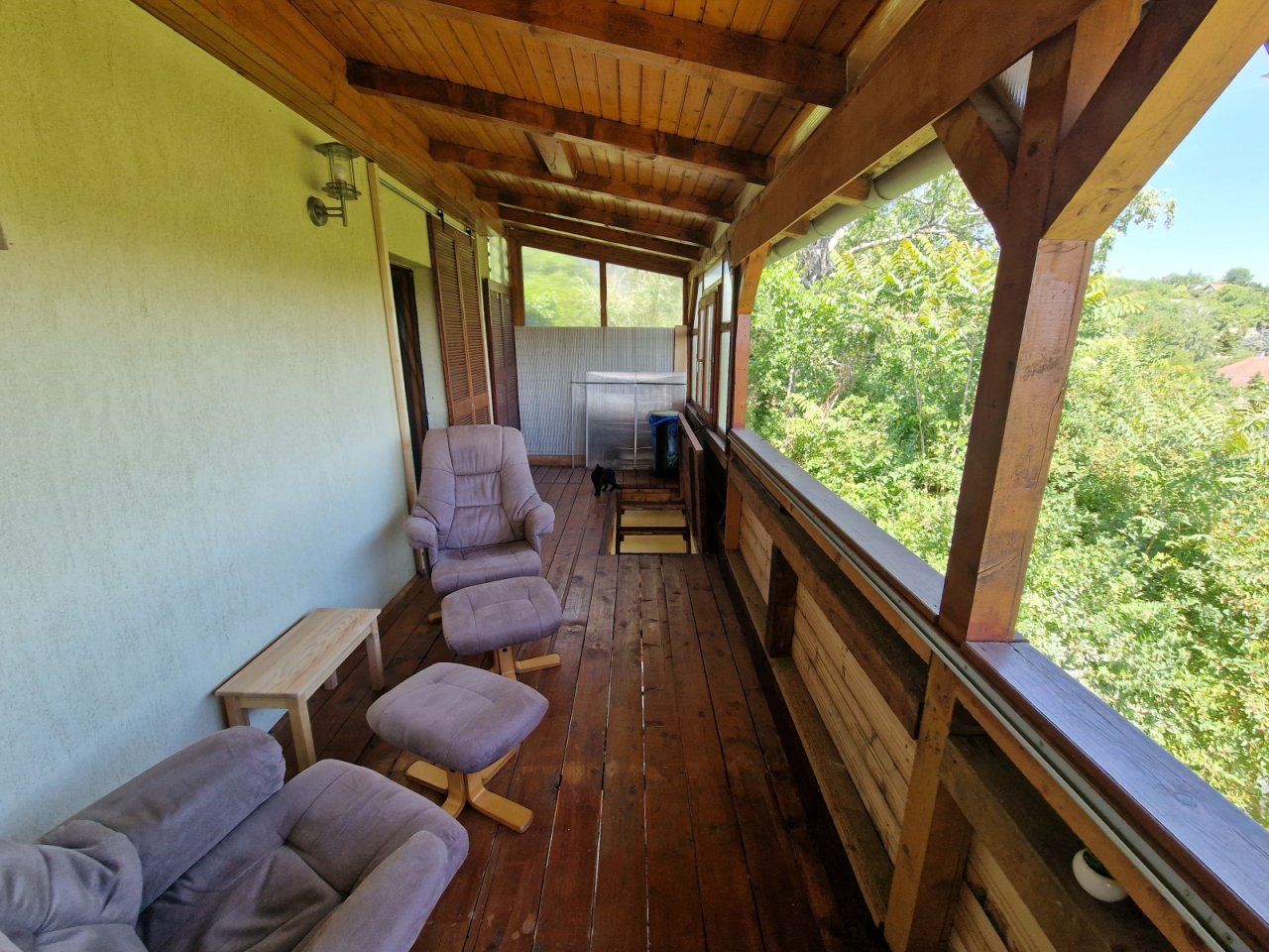 (AAA) Gemütlich, ruhig, professionell saniert, mit Gäste-Apartment am Balaton (CM104-2) — Terrace above