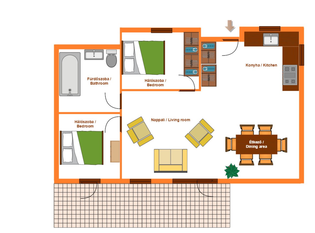 (AAA) Etagenwohnung im Villenpark des Schlosshotels (KEC08)