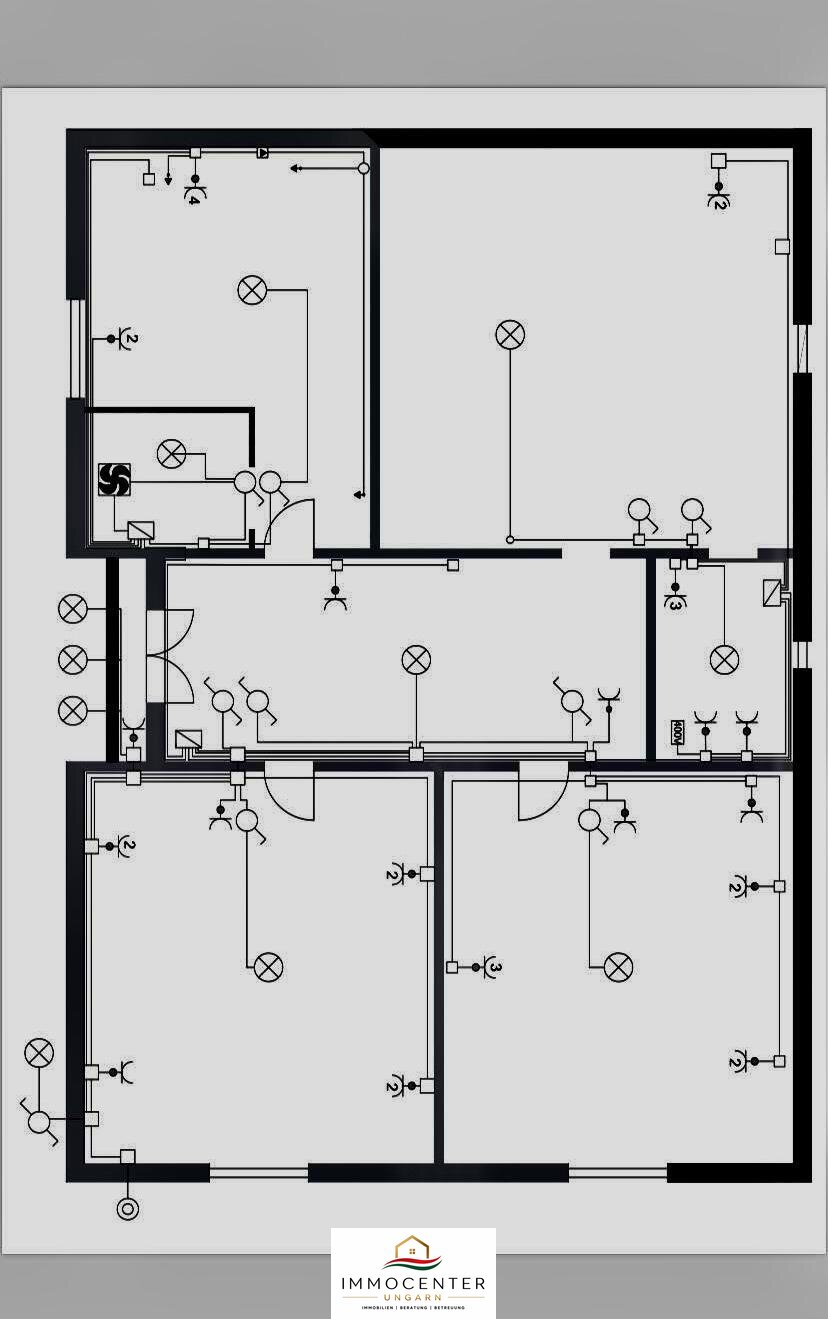 (BBA) Teilrenoviertes Einfamilienhaus in einer ruhigen Lage (KK0602) — Plattegrond