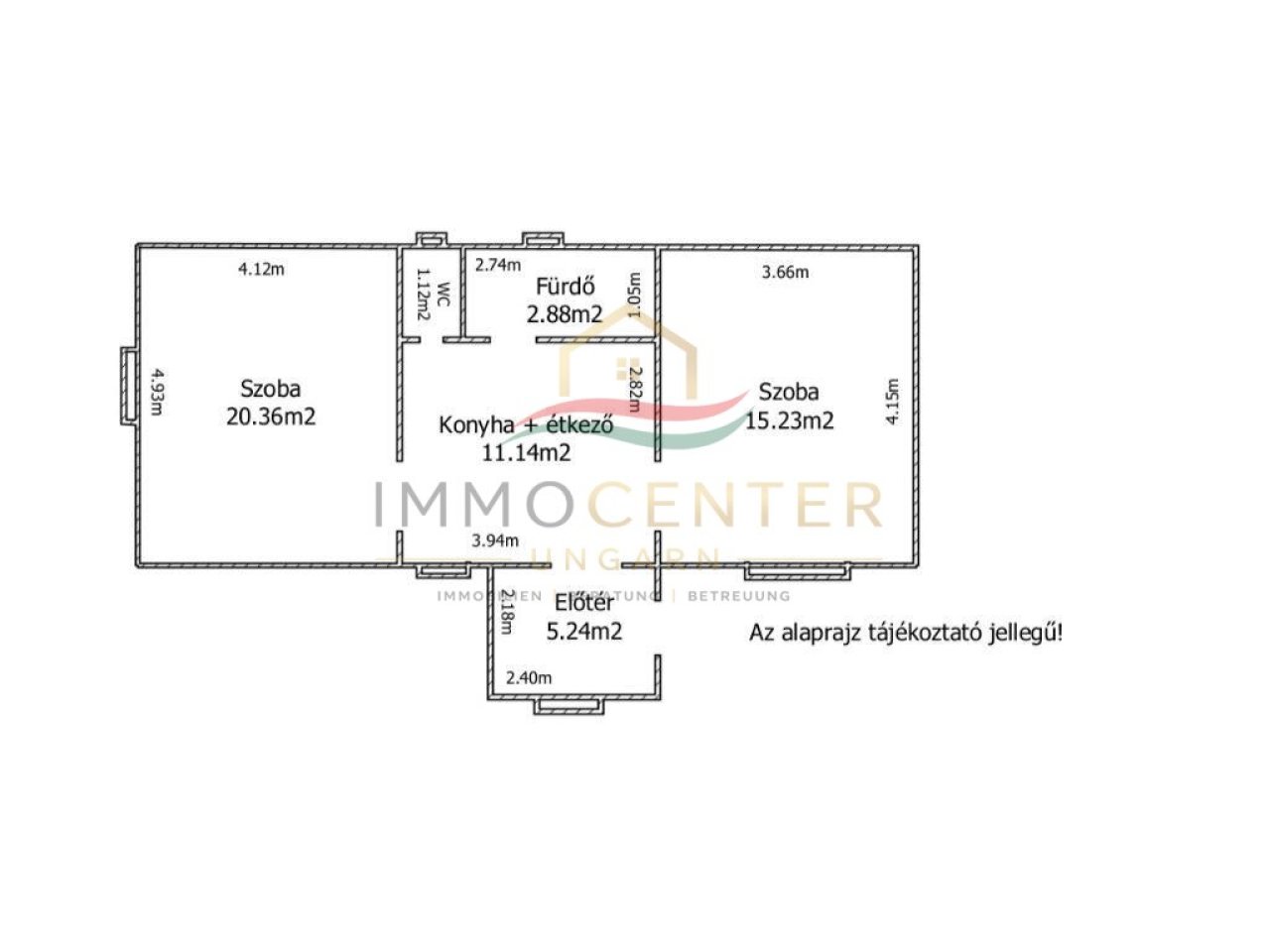 (BAA) Renovierter Bungalow in ruhiger, naturnaher Lage (KK0702) — Alaprajz