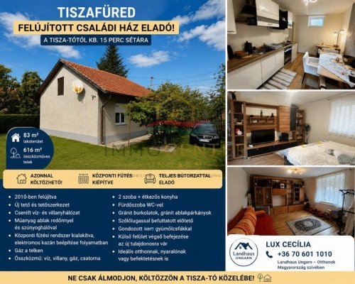 (BBA) Renoviertes Landhaus Nähe Tisza-See (Lux006)