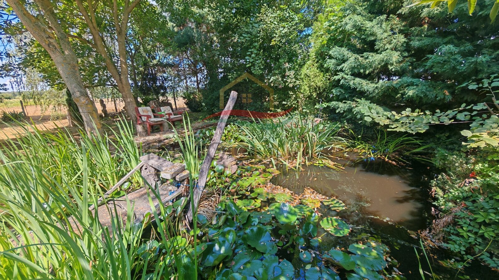 (BAA) Großzügiges Landhaus mit 4.044 m² Grundstück, Teich und zahlreichen Nebengebäuden (MW1028)
