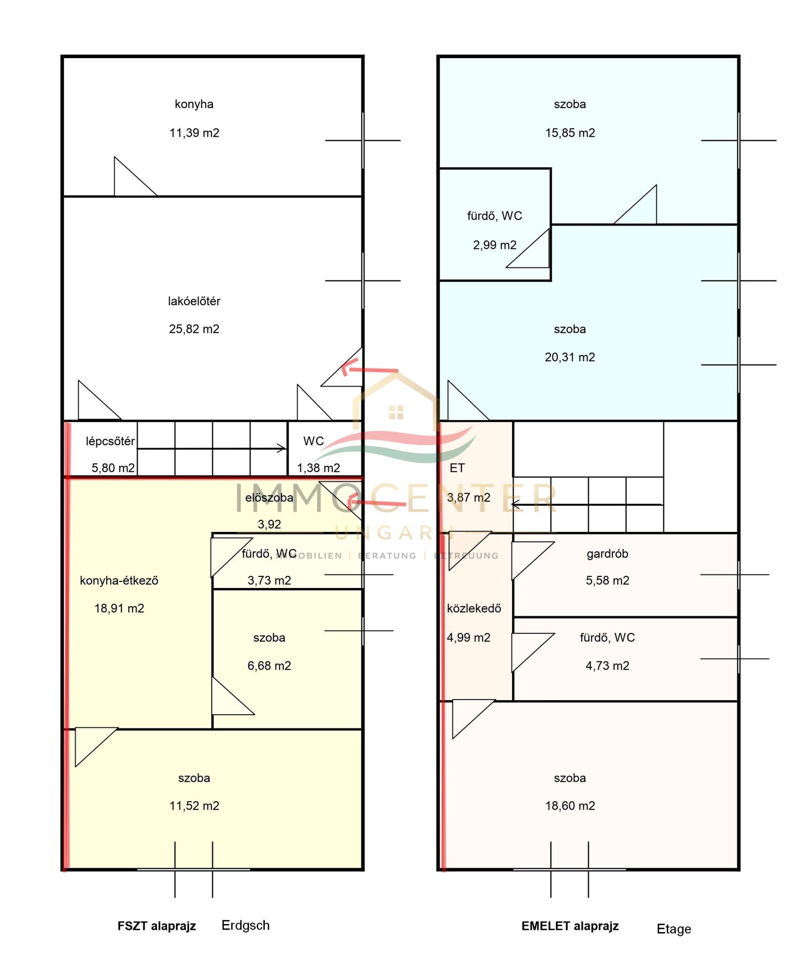 (BAA) Győr–Pinnyéd | Renoviertes Einfamilienhaus mit separater Wohneinheit, Werkstatt und Garten